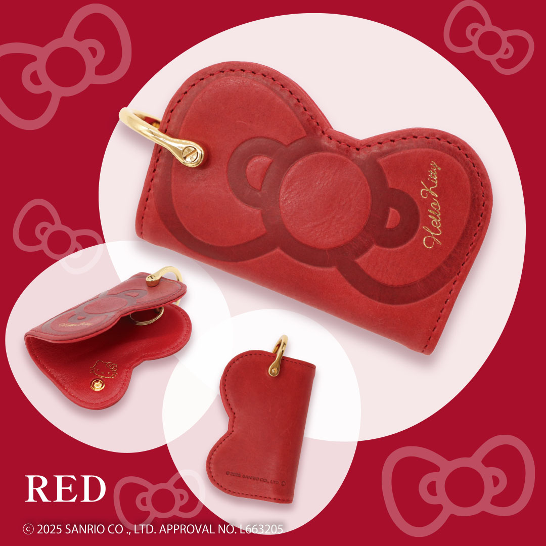 HELLO KITTY/サンリオ】ハローキティ 本革 キーケース［san-87155］