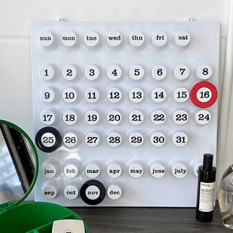 VeroMan インテリアになる 卓上万年カレンダー 子供の月と曜日を学ぶ