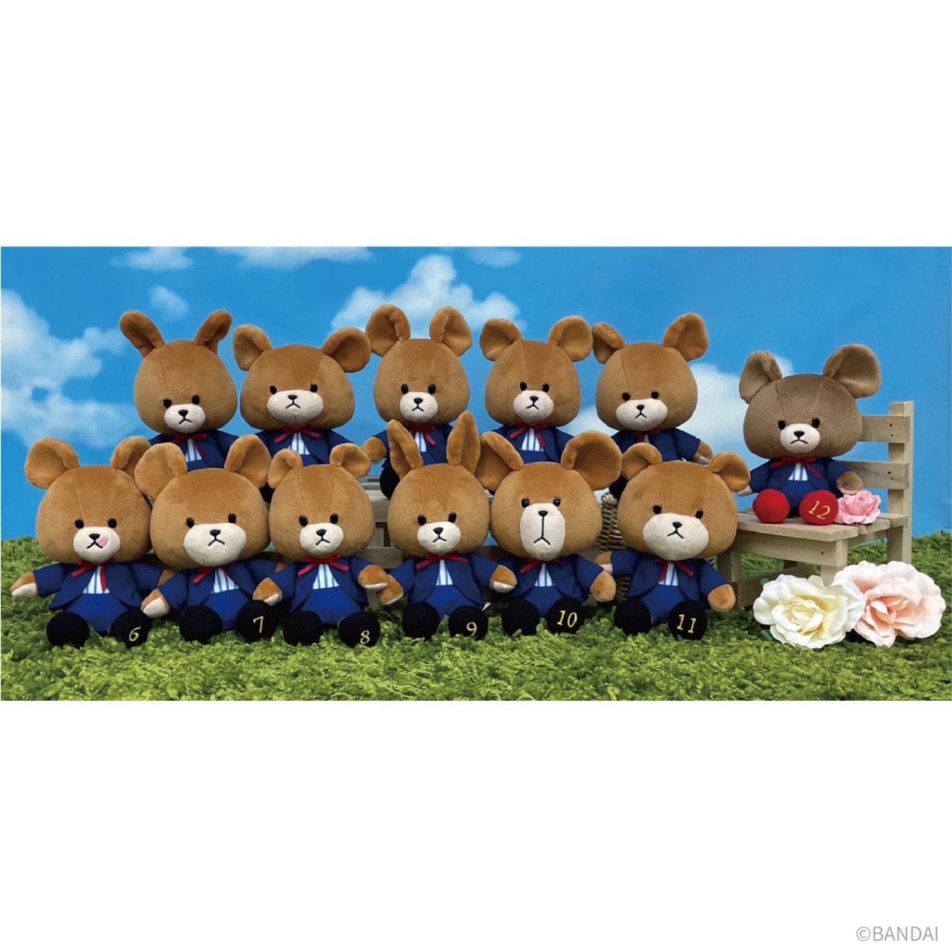 くまのがっこう くまのこたち ビーンドールセット