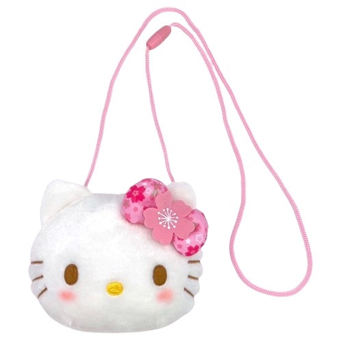 桜着物 フェイスポシェット ハローキティ