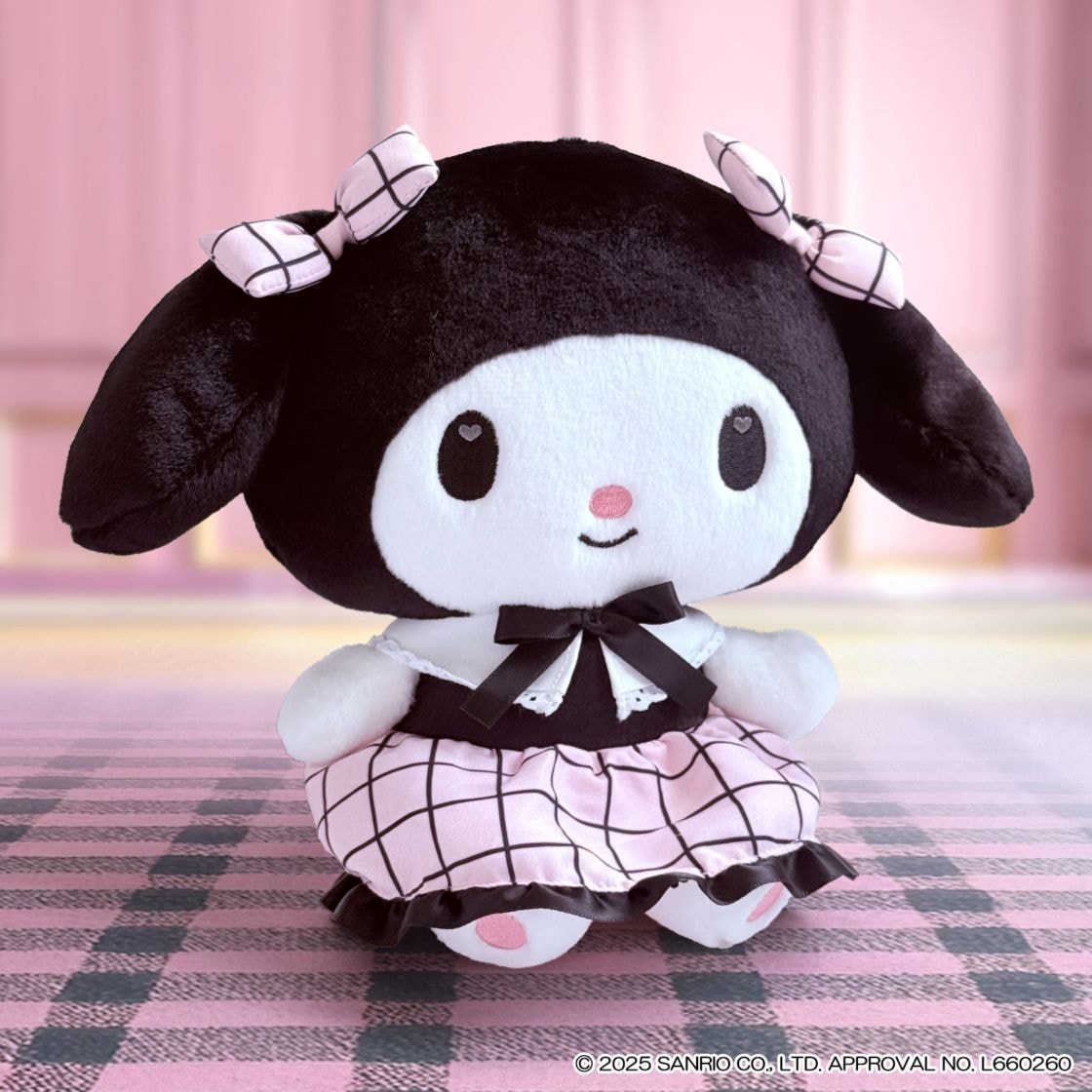 ブラックグラフ マイメロディ S｜オシャレで可愛いグラフチェック柄