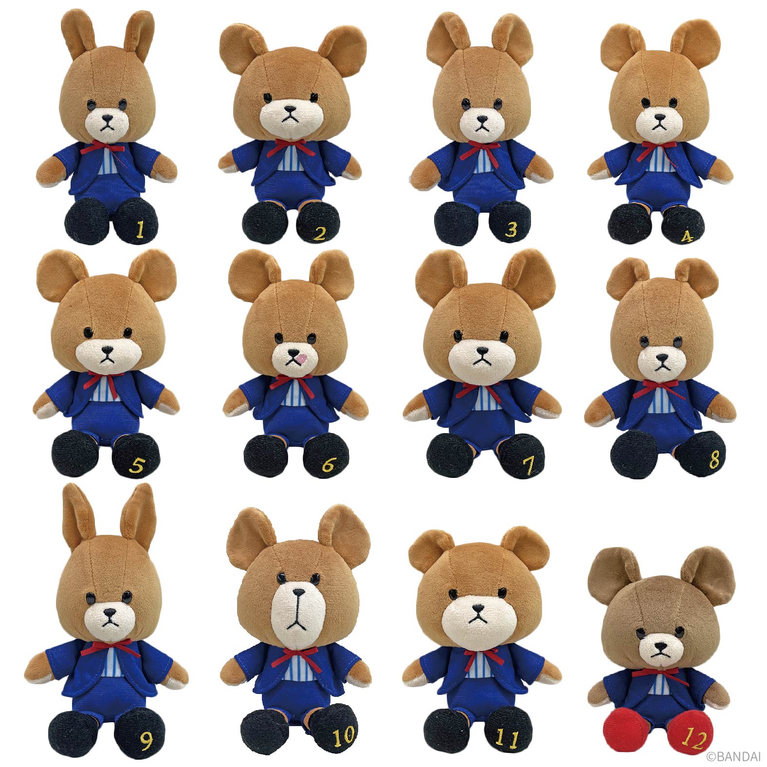 くまのがっこう くまのこたち ビーンドールセット