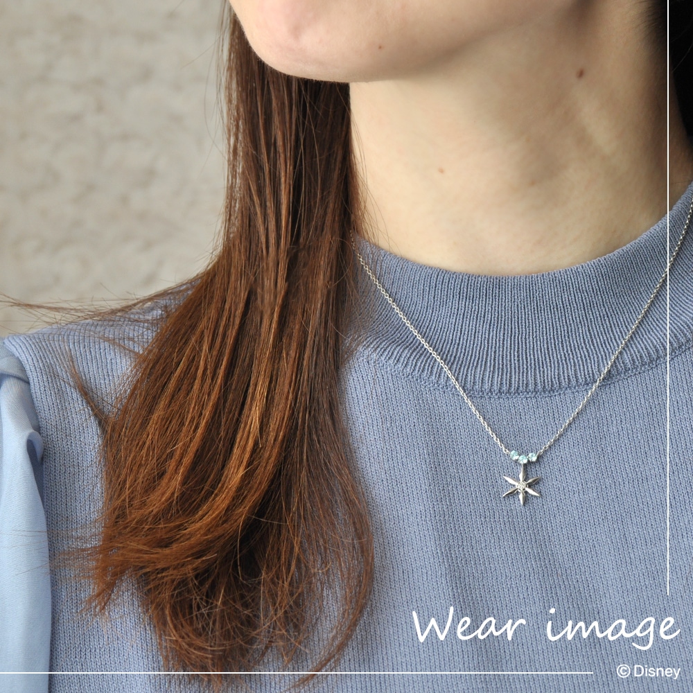 ディズニー] アナと雪の女王 ペンダント ネックレス シルバー