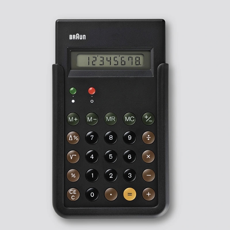 ブラウン デザイン電卓 BNE001 BRAUN Calculator | あいうえお順