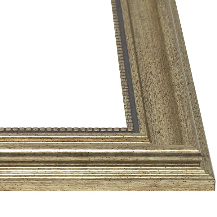 アウトレット】 油絵額縁 8111/シルバー F3号（273×220mm） 前面UV