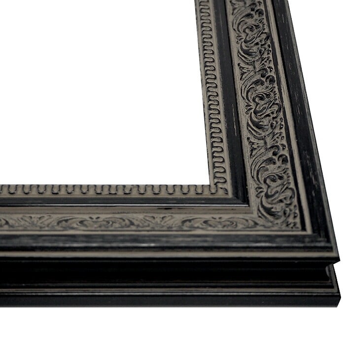 油絵額縁 8203/ブラック F15号（652×530mm） 前面UVカットアクリル仕様