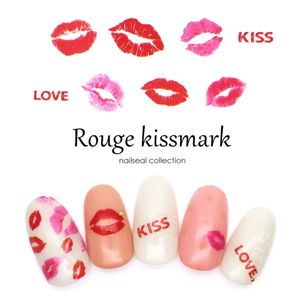 No1-4ネイルパーツ☆パールリップ☆キスマーク No1-4ネイルパーツ