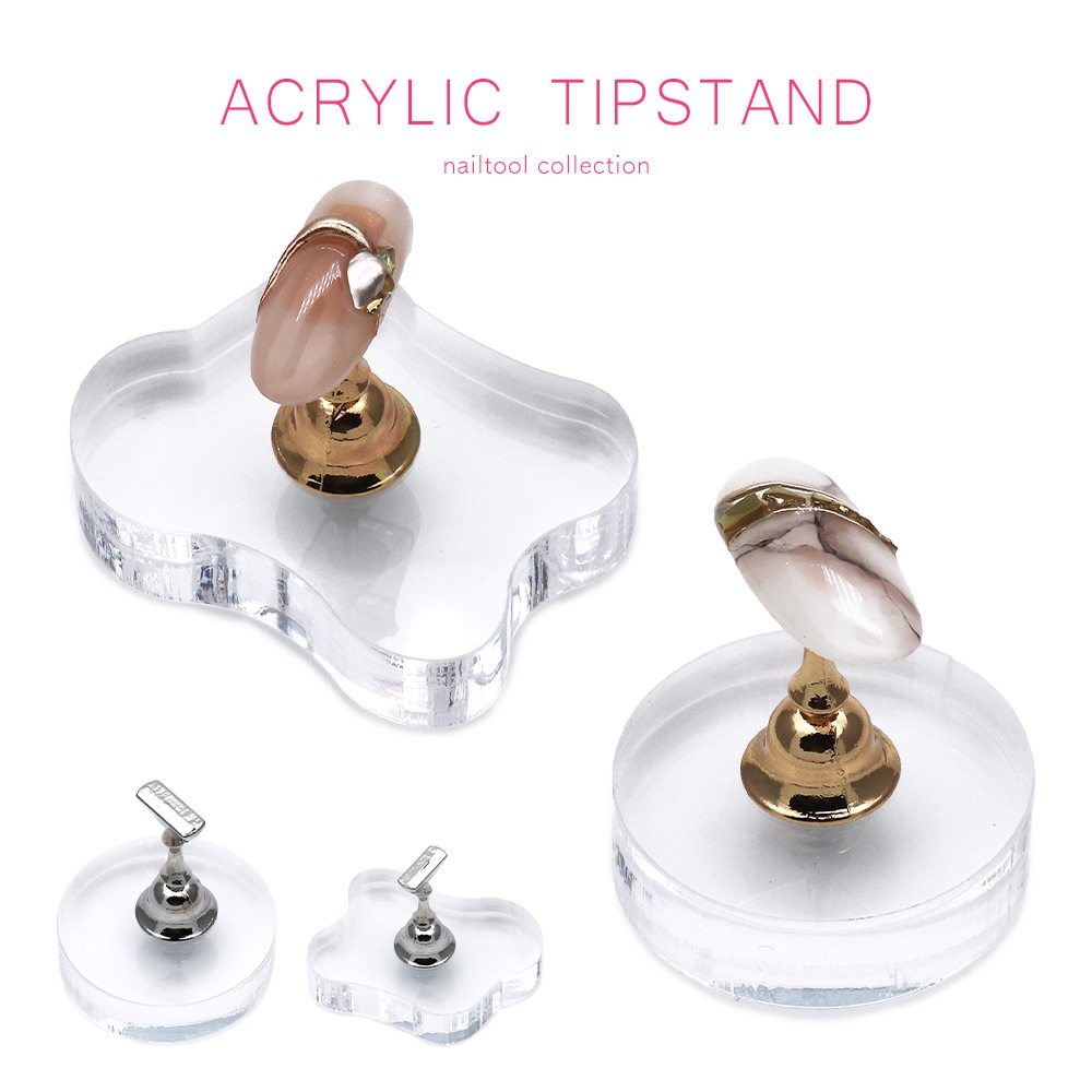ネコポス送料無料】ネイルアート用 アクリル製チップスタンド