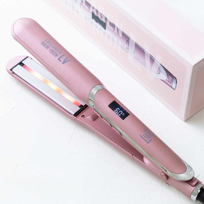 LEDラバー コラーゲンヘアアイロンLV （ピンク）の卸・通販はこちら