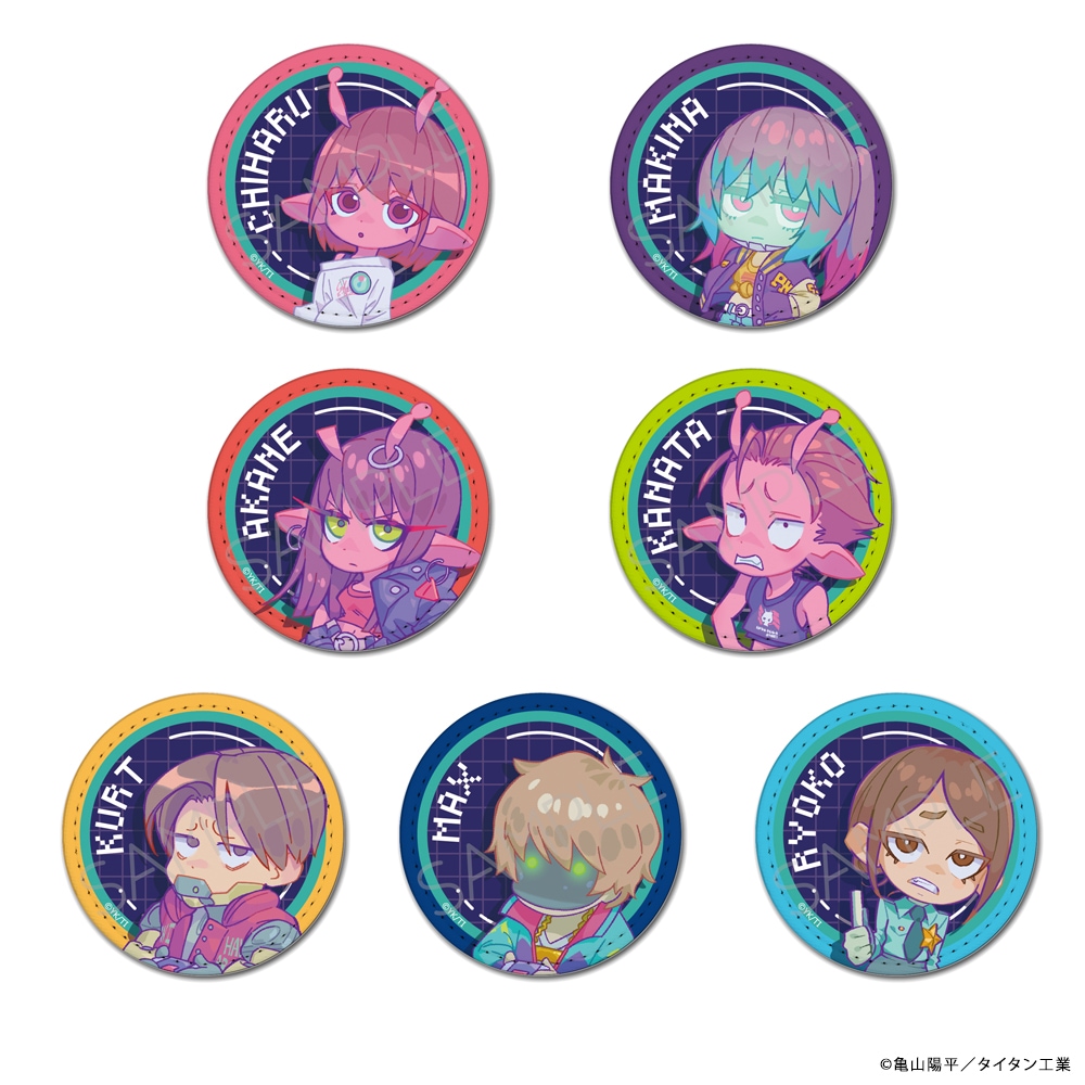 銀河特急ミルキーサブウェイ シーンセレクト缶バッジ 缶バッチ アカネ