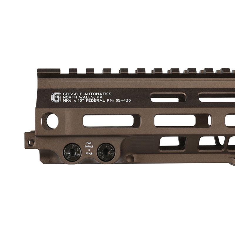 Zparts Geissele MK4タイプ 10inchハンドガード Federal刻印 (東京