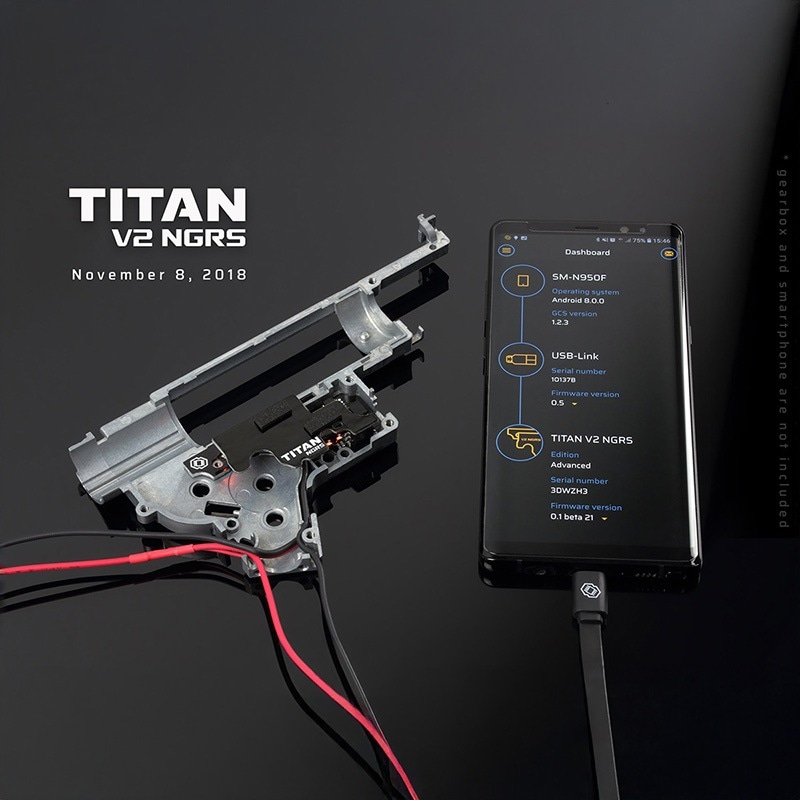 48Hセール】GATE TITAN 次世代電動ガン メカボックス用 後方配線 V2