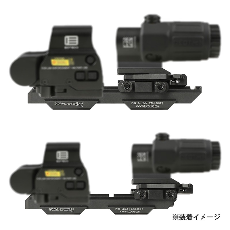 48Hセール】SOTAC GEAR WILCOXタイプ サイドフリップマウント(右展開