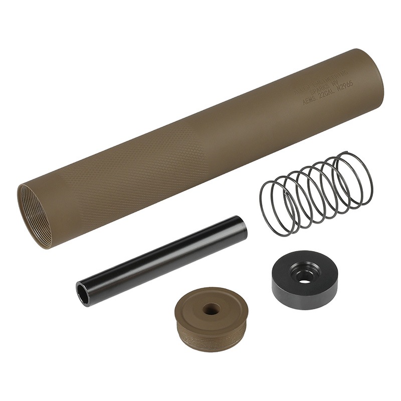 Airsoft Artisan AE OPS タイプ Mk12 SPR サプレッサー 14mm逆ネジ