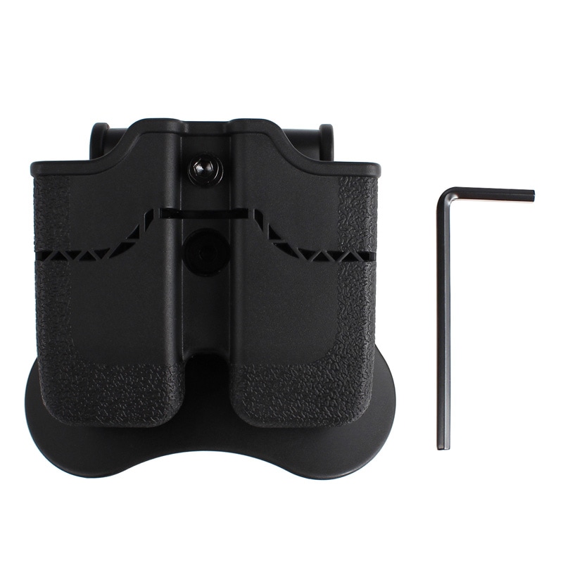 Amomax 1911 エアソフトダブルマガジンポーチ Black (東京マルイ/WE