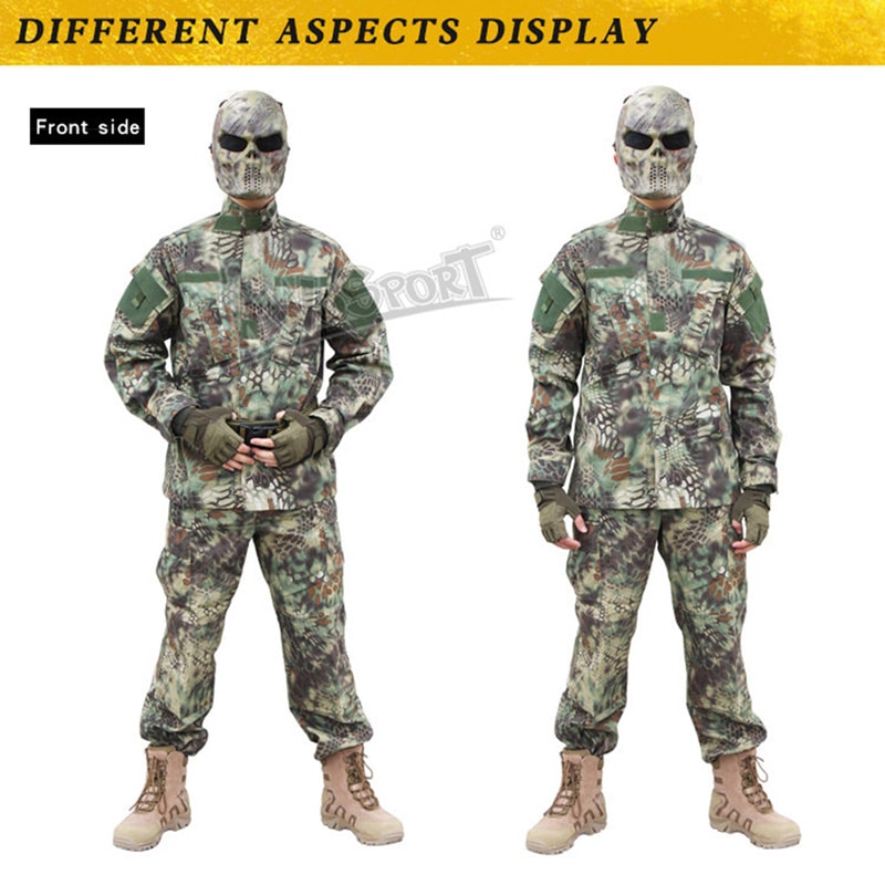 WoSporT BDU 迷彩服上下セット (ブーニーハット付属) XLサイズ/ACU