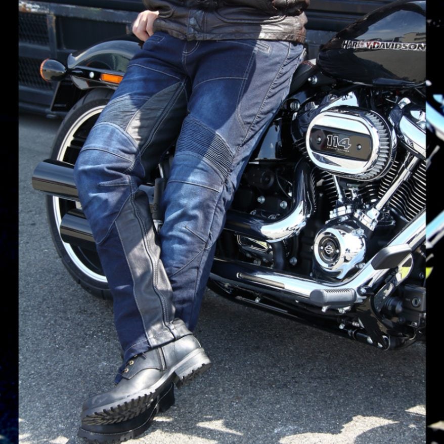 バイク カップ付きデニムパンツ メンズ[DP-27] ウェア,メンズ,パンツ