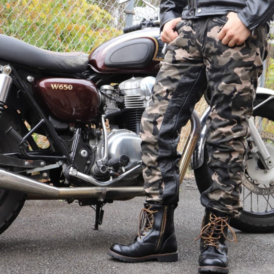 バイク 【カモフラージュ柄】メンズコットンパンツ[DP-32] ウェア