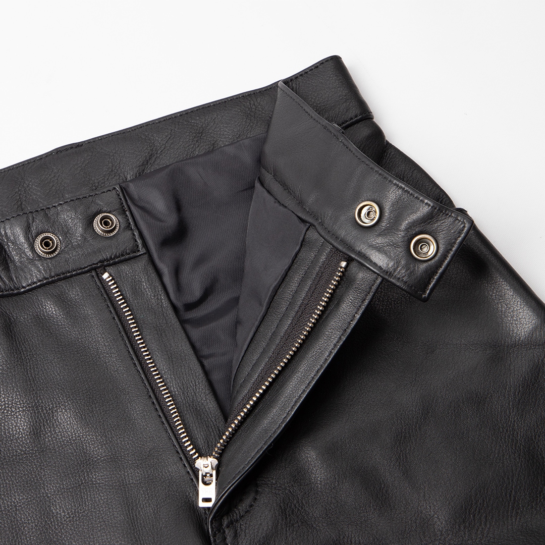 バイク 【3XL追加決定】スリムフィットレザーパンツ[DP-18A] ウェア