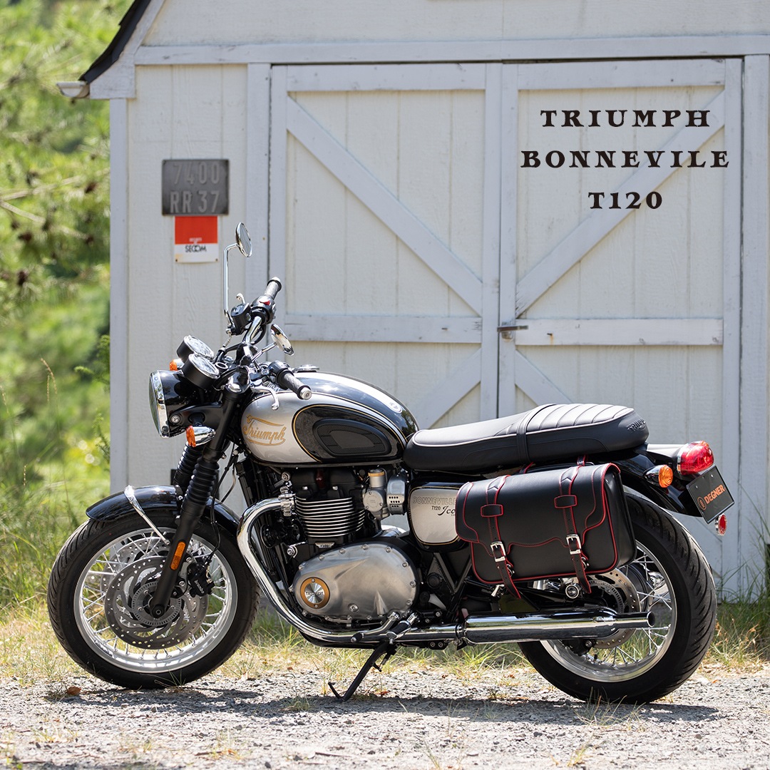 バイク シンセティックレザーサドルバッグ[DSB-2] バイク取付バッグ