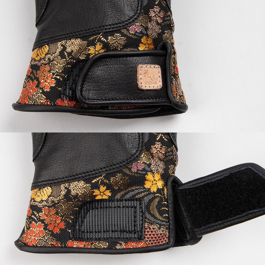 バイク レザー金襴グローブ [TG-101K] グローブ,オールシーズン