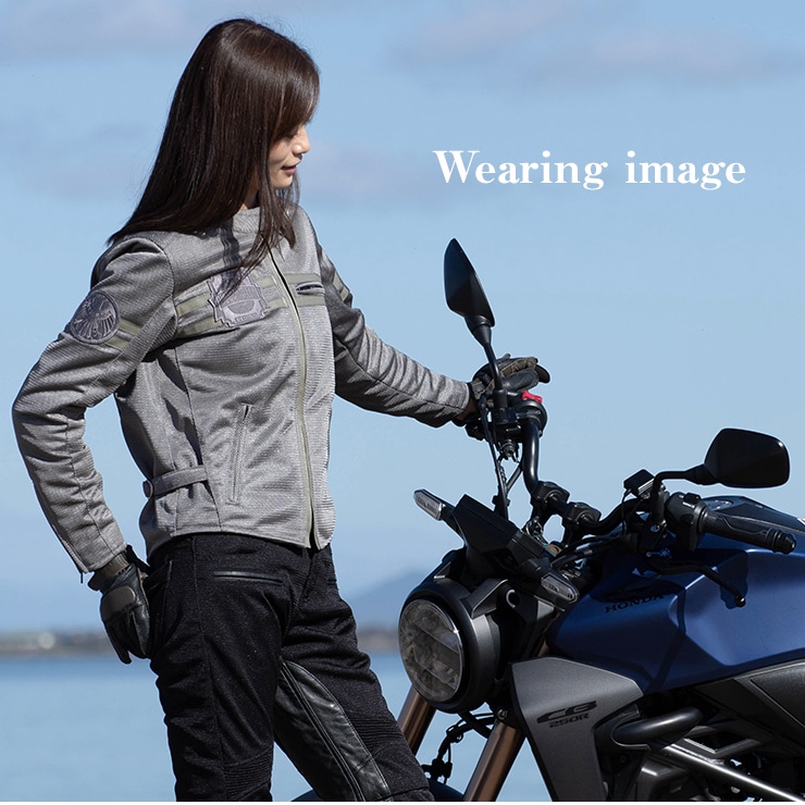 バイク レディーステキスタイルメッシュジャケット[FR22SJ-7] ウェア