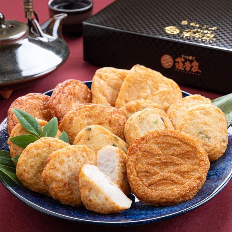 eギフト】 野菜6種の定番さつま揚げ詰合せ No.54 (7種16枚入り) 薩摩家