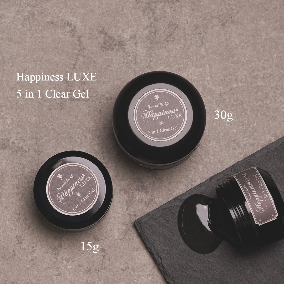 ハピネスリュクス ノンワイプトップ & 5in1クリア 業務用 ジェルネイル