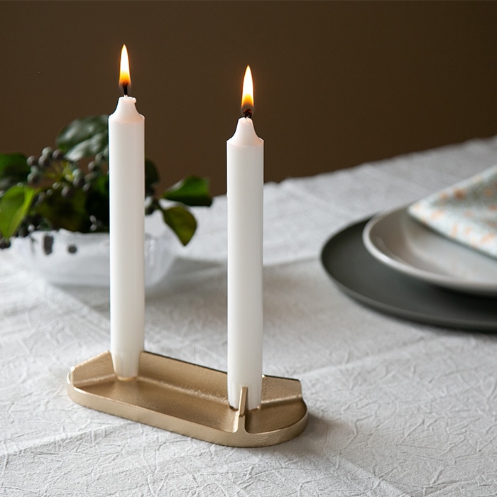 キャンドルホルダー - Wedge - L｜錫製雑貨・酒器の通販は能作