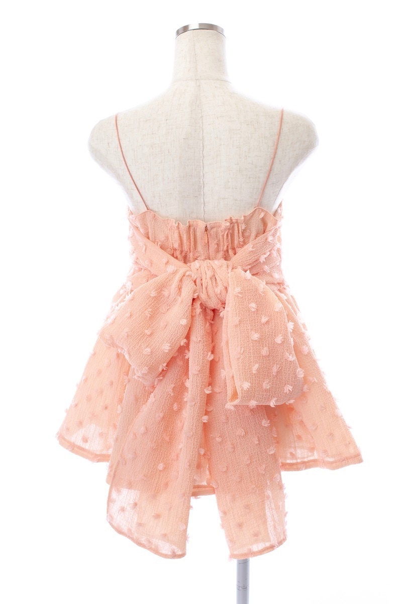 PONPONリボンキャミトップス【残りわずか】 | ALL ITEM | OBLI