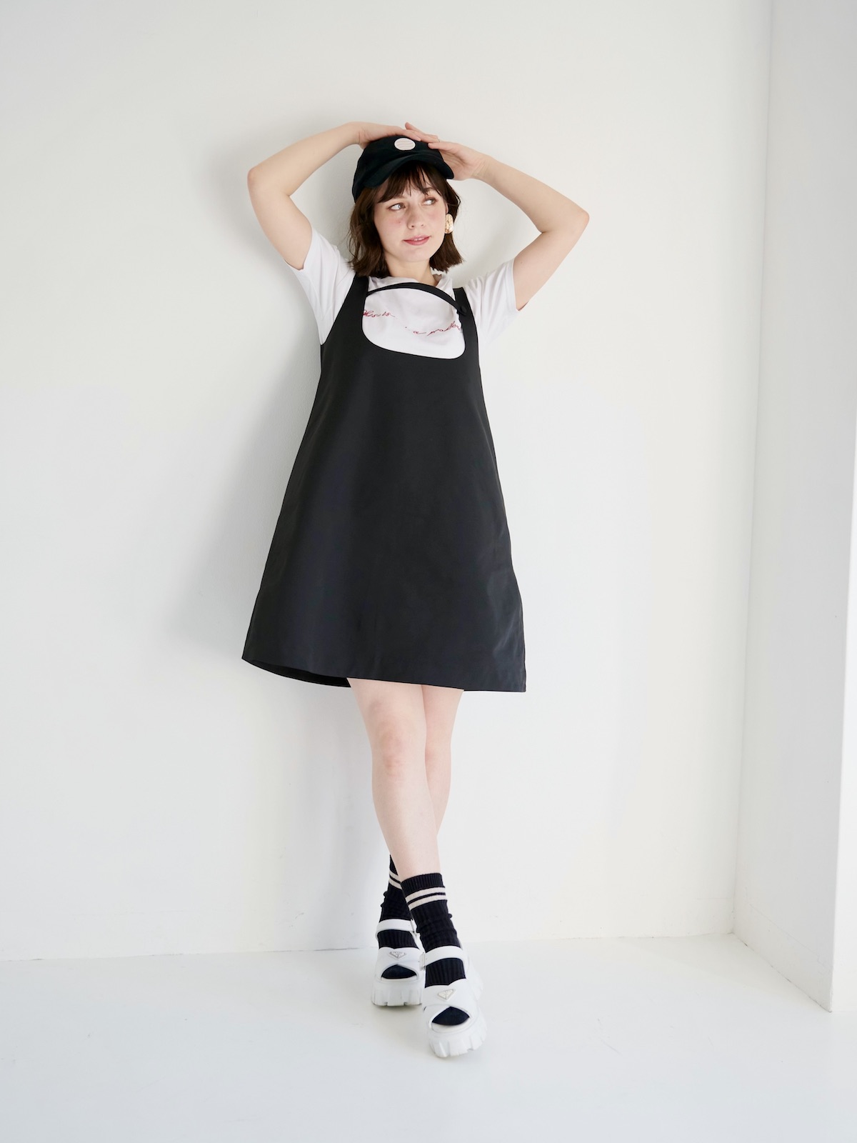 Uラインジャンパーワンピース | DRESS | OBLI