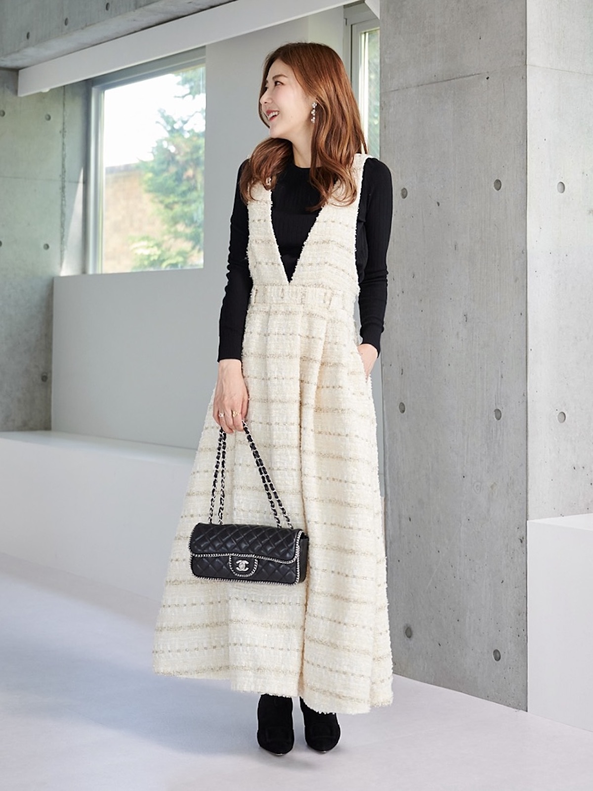 ツイードジャンパースカート | DRESS | OBLI