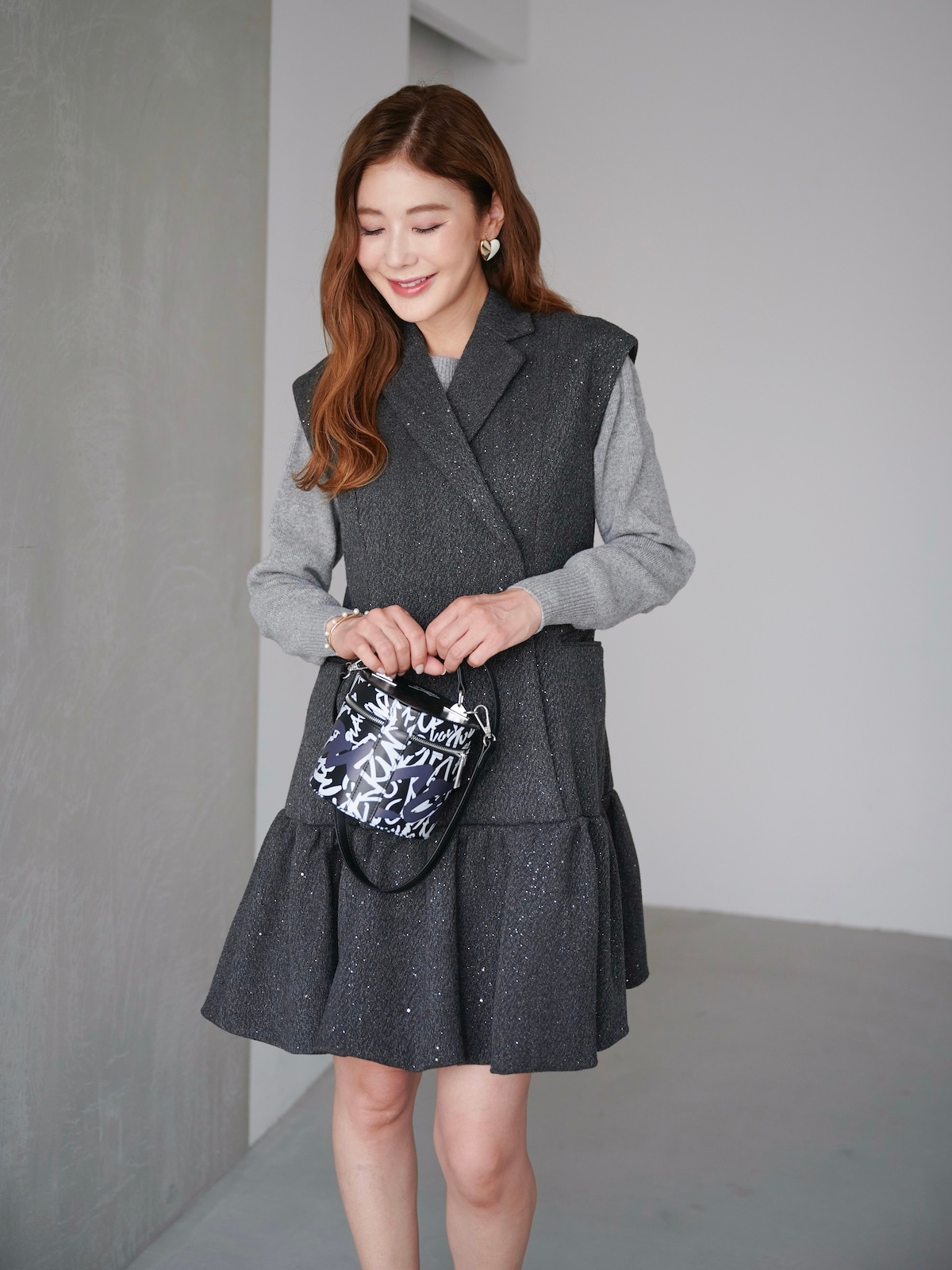 ラメジャケットドレス | DRESS | OBLI