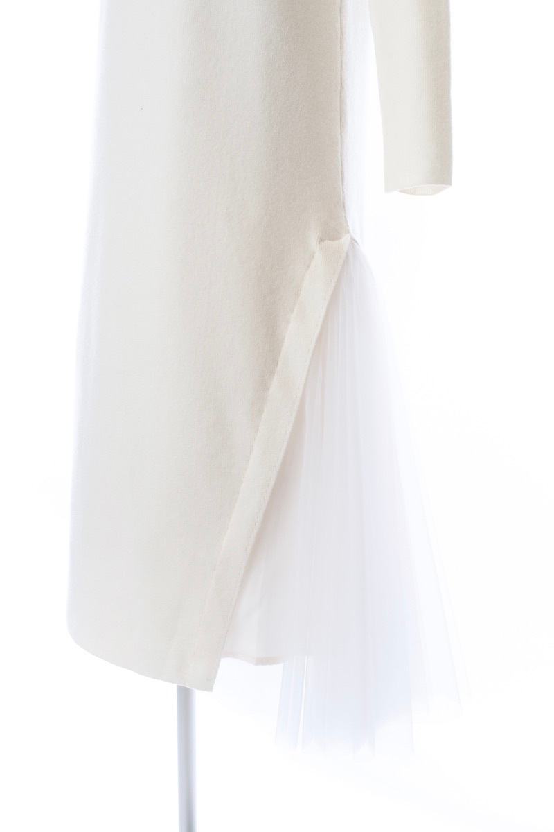 チュールニットワンピース | DRESS | OBLI