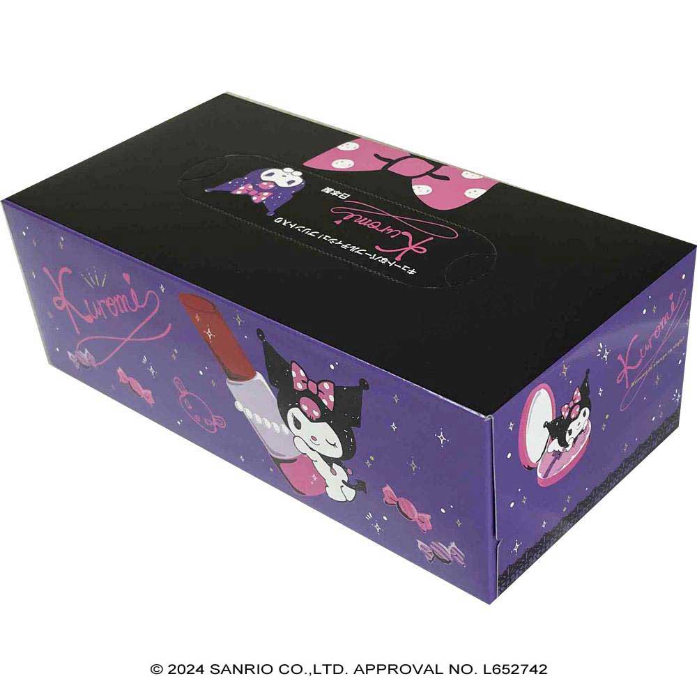 ハヤシ商事 クロミ キュートボックスティシュ 150組 10箱セット 122081