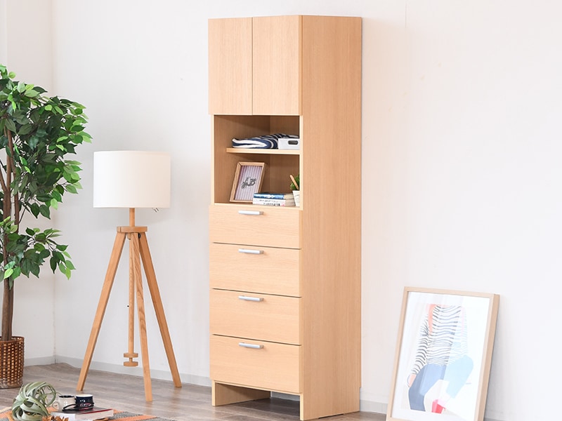 ランドリー収納 ランドリーチェスト スリム すき間 隙間 幅60