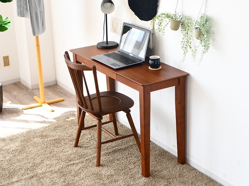 パソコンデスク デスク チェア セット 2点 110cm PCデスク 椅子 木製