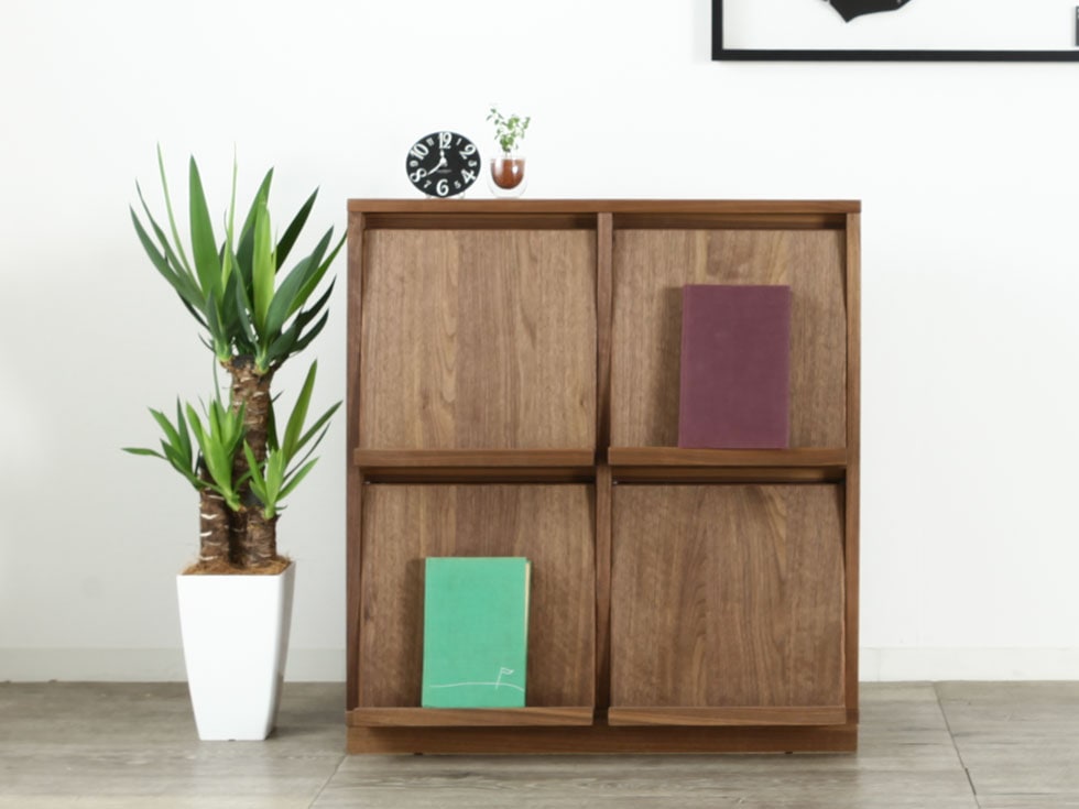 Sopra ソプラ76 マガジンラック 2列2段 | 店舗,有限会社 野中木工所