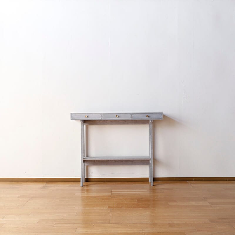大川家具】≪受注生産≫コンソールテーブル 75/110cm幅 ミドル/ハイ