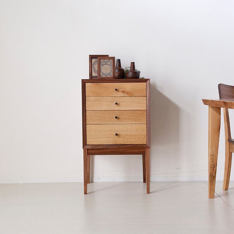 大川家具】≪受注生産≫コンパクトチェスト 50cm幅 ロー/ハイ グラッパ