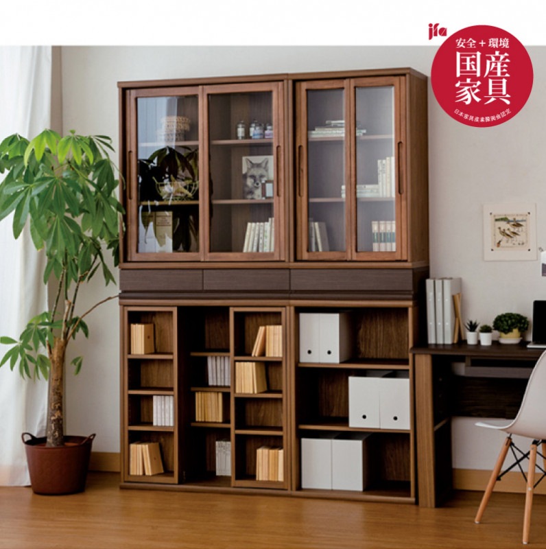 小島工芸】 書棚セット ニューオファーシリーズ NOF 幅150㎝（90+60