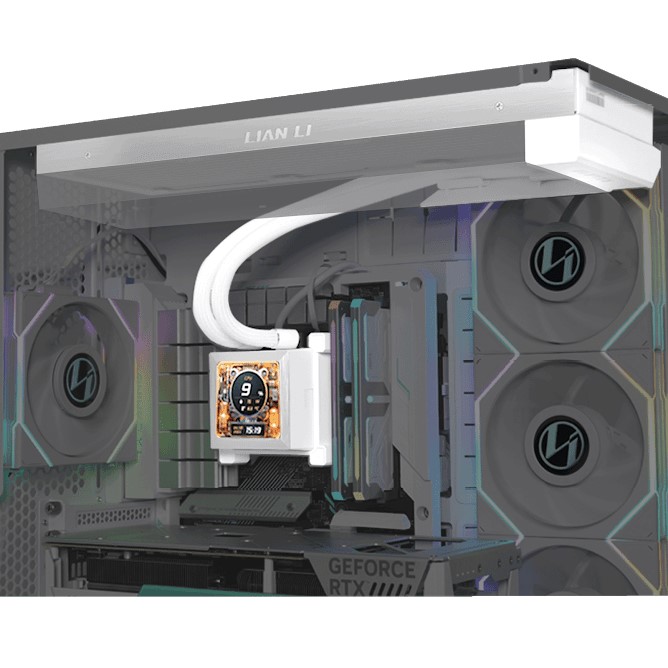 取寄せ商品：納期要確認】 Lian Li HydroShift LCD NO FAN White | PC