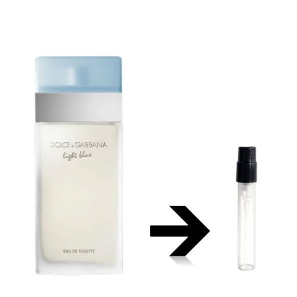 ライトブルー オードトワレ 1.5ml アトマイザー DOLCE & GABBANA