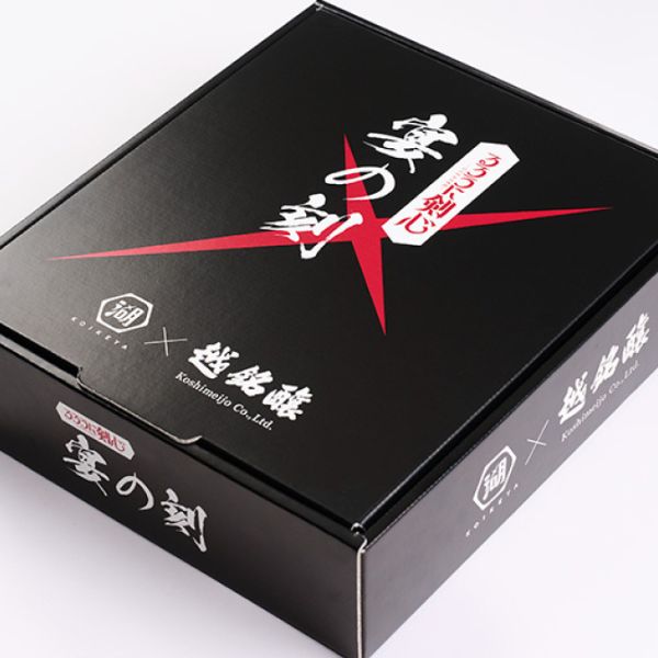 るろうに剣心×湖池屋×越銘醸 コラボセット「宴の刻」｜小野酒店