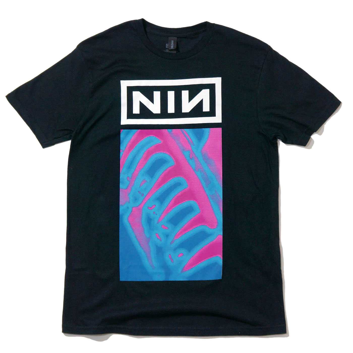 NINE INCH NAILS Tシャツ Pretty Hate Machine(NEON)-Black | OSOMALO
