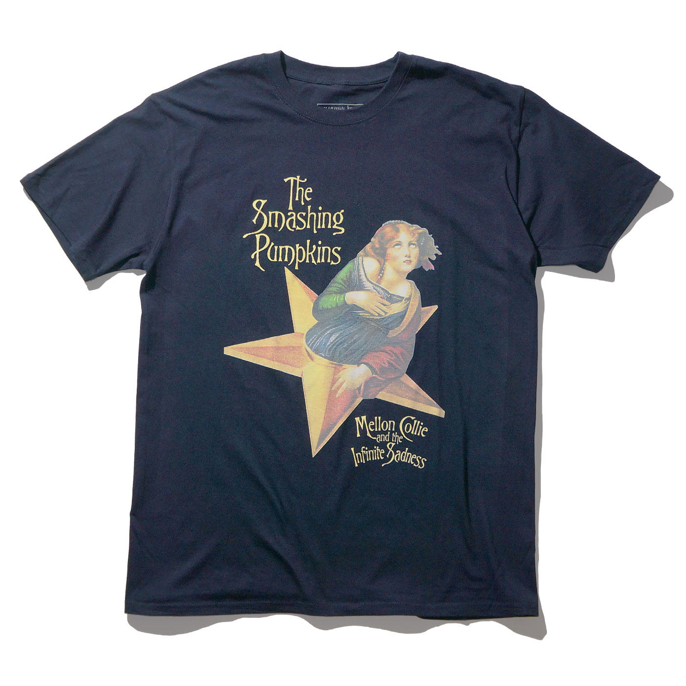 SMASHING PUMPKINS Tシャツ Mellon Collie - Navy | OSOMALO バンドT