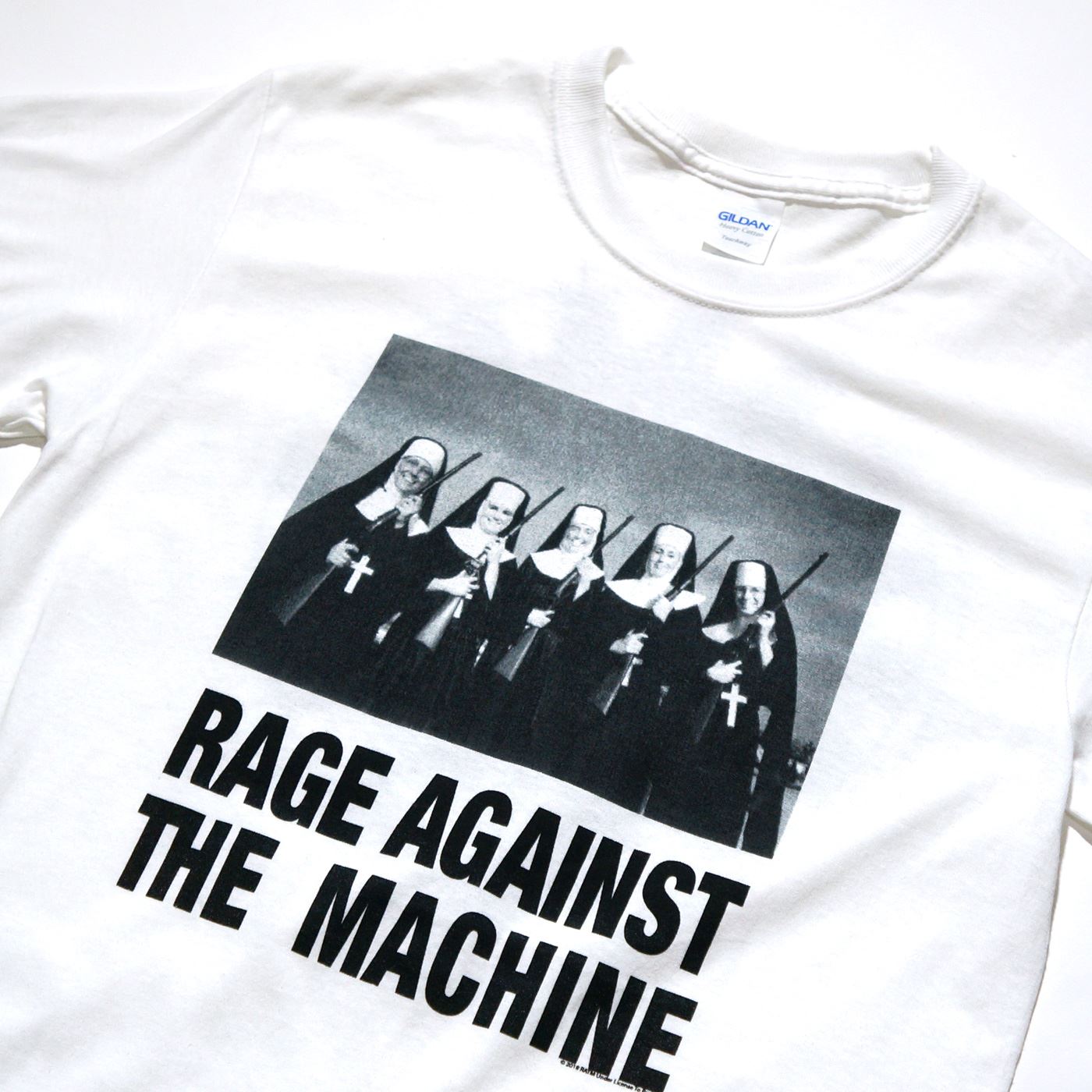 RAGE AGAINST THE MACHINE Tシャツ Nuns and Guns-White | OSOMALO