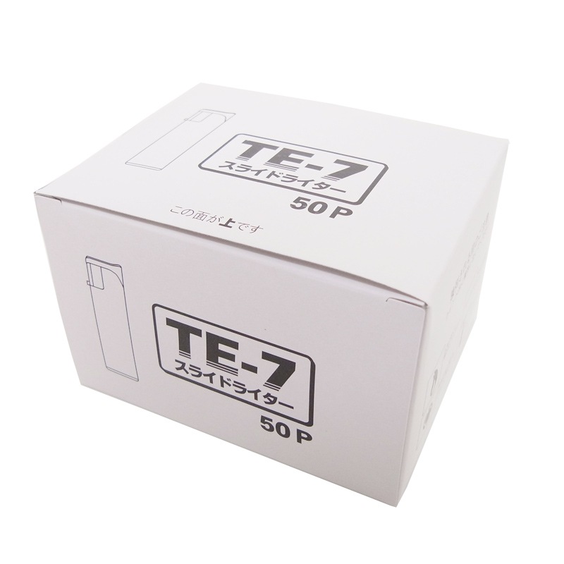 東京パイプ TE-7 スライド式電子ライター 100本セット(50p×2)｜卸