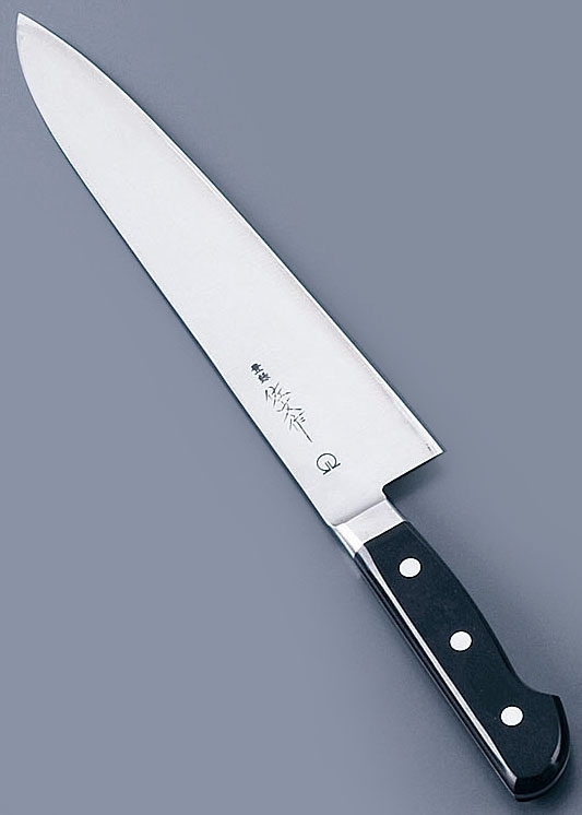 牛刀30cm 佐文 全鋼・手研本刃付 刃渡300mm | 包丁,包丁の「ブランド別