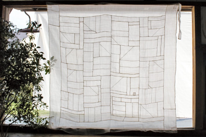 韓国 チョガッポ］アンティーク ポジャギ (白モシ-2) | すべての商品